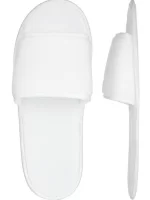 Тапочки Стандарт Флис (Открытый мыс, Эва 3мм, 42 размер), 1 пара НФ-00000008 Белый - фото